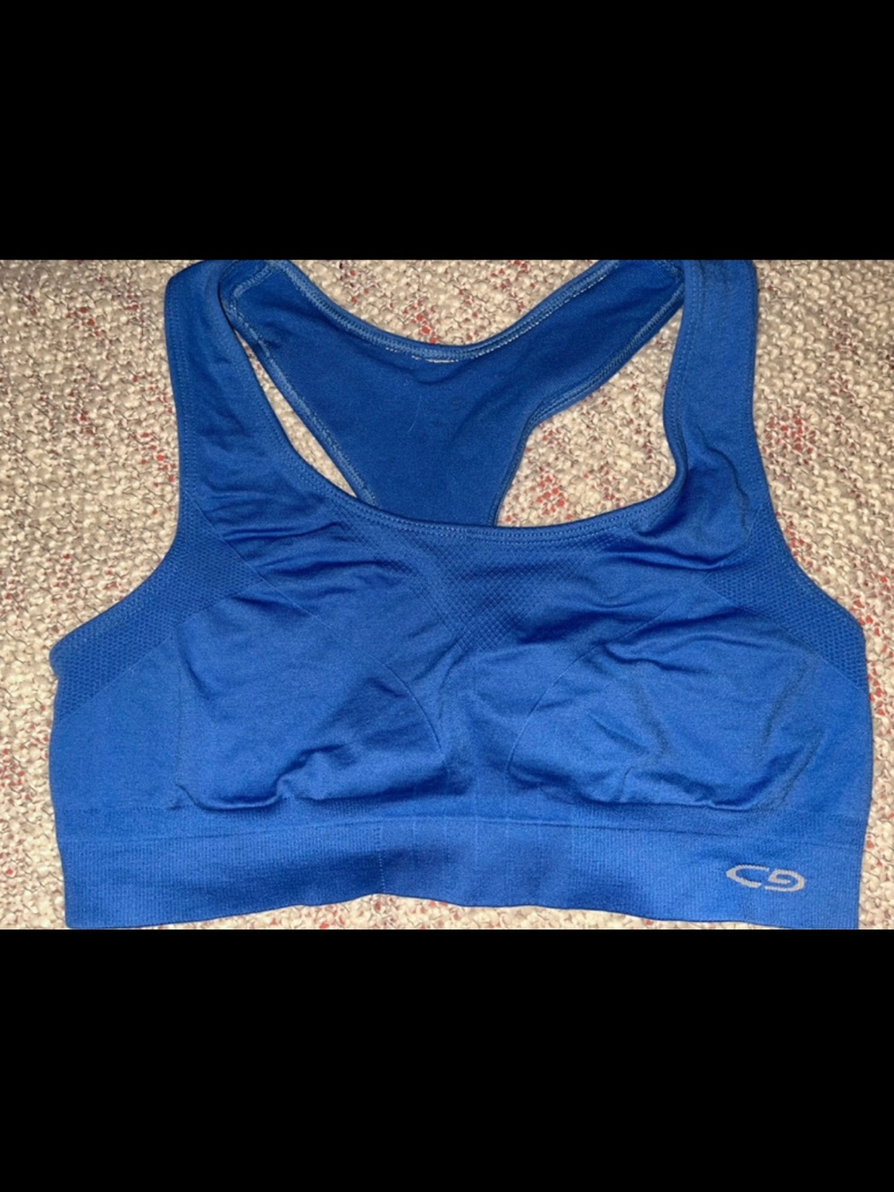 C9 by Champion Racerback Seamless Sports Bra - Royal Blue Sz medium